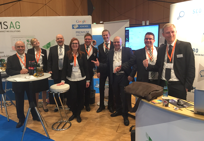 Team der Online Marketing Solutions AG auf der IT&Media