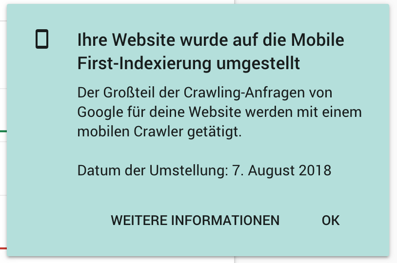 Mobile First Indexierung Mobile First Indexierung