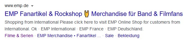 Beispiel Screenshot Google Ads emp.de Beispiel Screenshot Google Ads emp.de